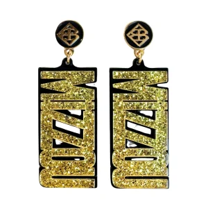 Missouri Gold MIZZOU Earrings-Brianna Cannon Hot