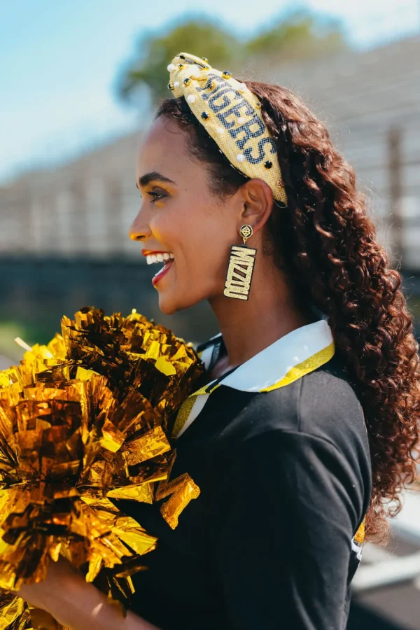 Missouri Gold MIZZOU Earrings-Brianna Cannon Hot
