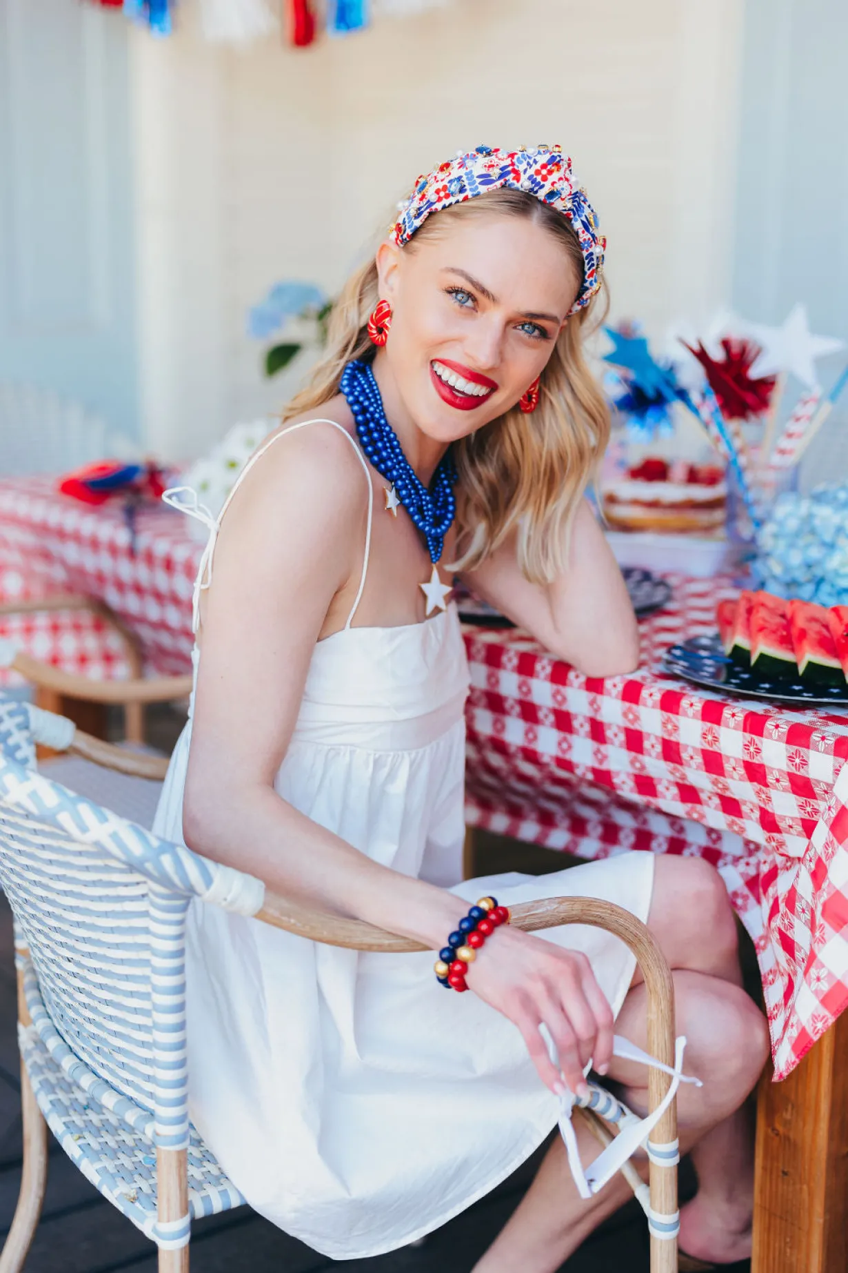 multi_strand_blue_necklac_4.webp Multi Strand Blue Necklace with Stars-Brianna Cannon New