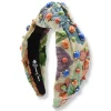 Multicolor Floral Tapestry Headband with Cabochons-Brianna Cannon Best