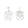NC State Silver Logo Earring with BC Logo-Brianna Cannon Online