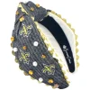 New Orleans Saints Adult Cross Stitch Headband-Brianna Cannon Hot