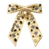 New Orleans Saints Gold Bow Barrette-Brianna Cannon Hot