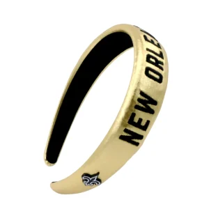 New Orleans Saints Thin Embroidered Headband-Brianna Cannon Online