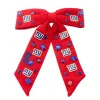 New York Giants Red Bow Barrette-Brianna Cannon Hot