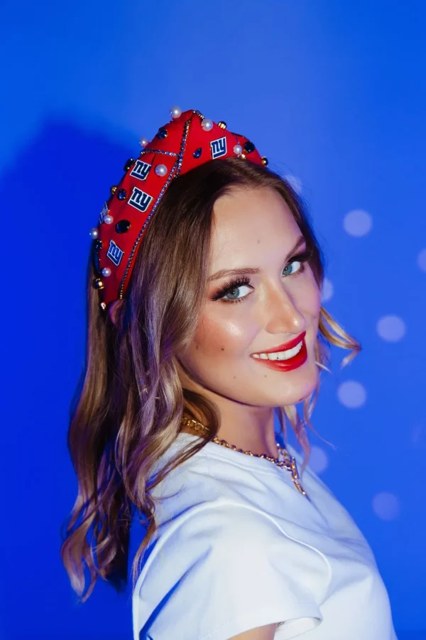 New York Giants Red Logo Headband-Brianna Cannon Sale