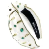 New York Jets White Logo Headband-Brianna Cannon Hot