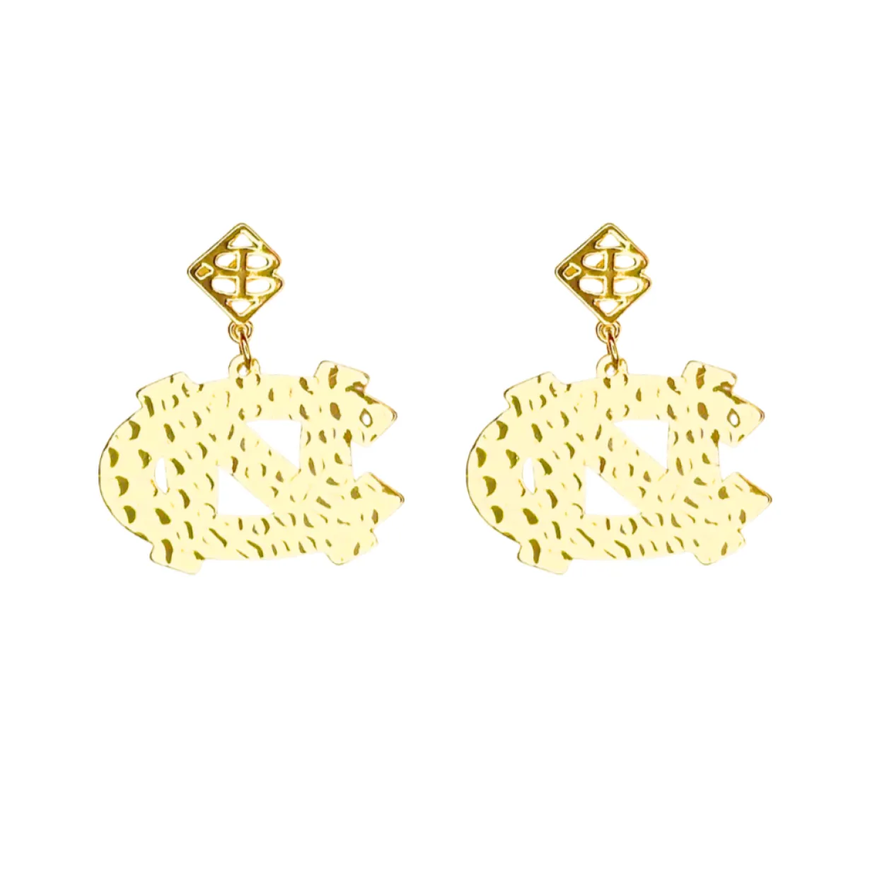 north_carolina_gold_logo__0.webp North Carolina Gold Logo Earring with BC Logo-Brianna Cannon Best