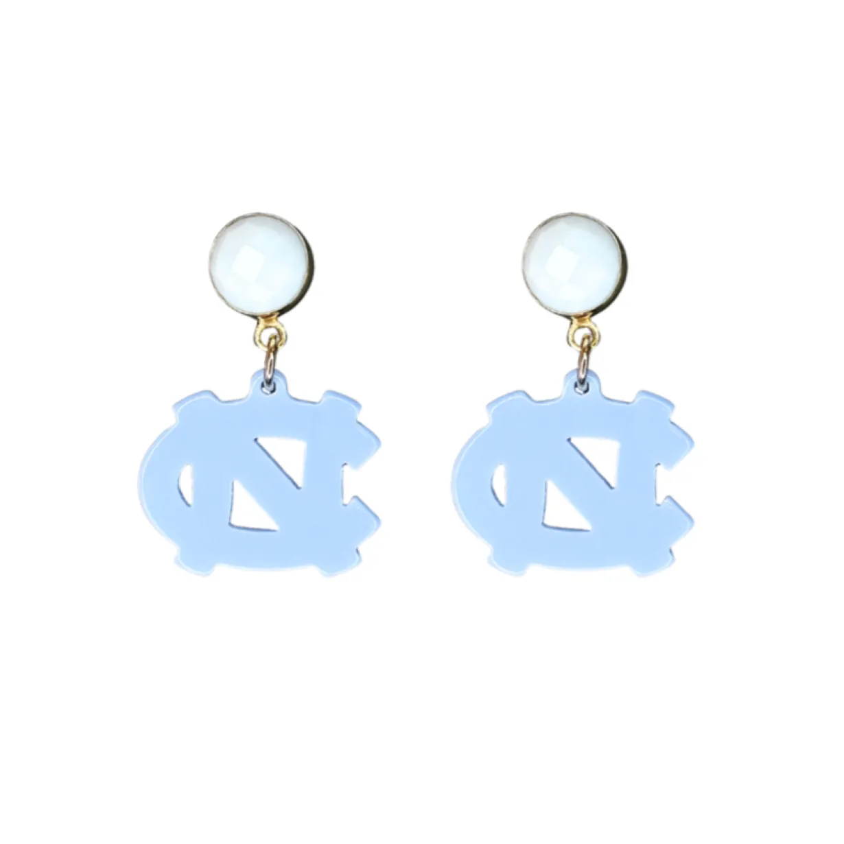 north_carolina_mini_blue__0.webp North Carolina Mini Blue Logo Earrings-Brianna Cannon Hot