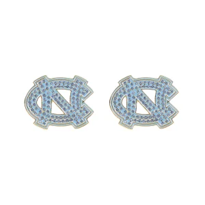 North Carolina Pavé Logo Studs-Brianna Cannon New