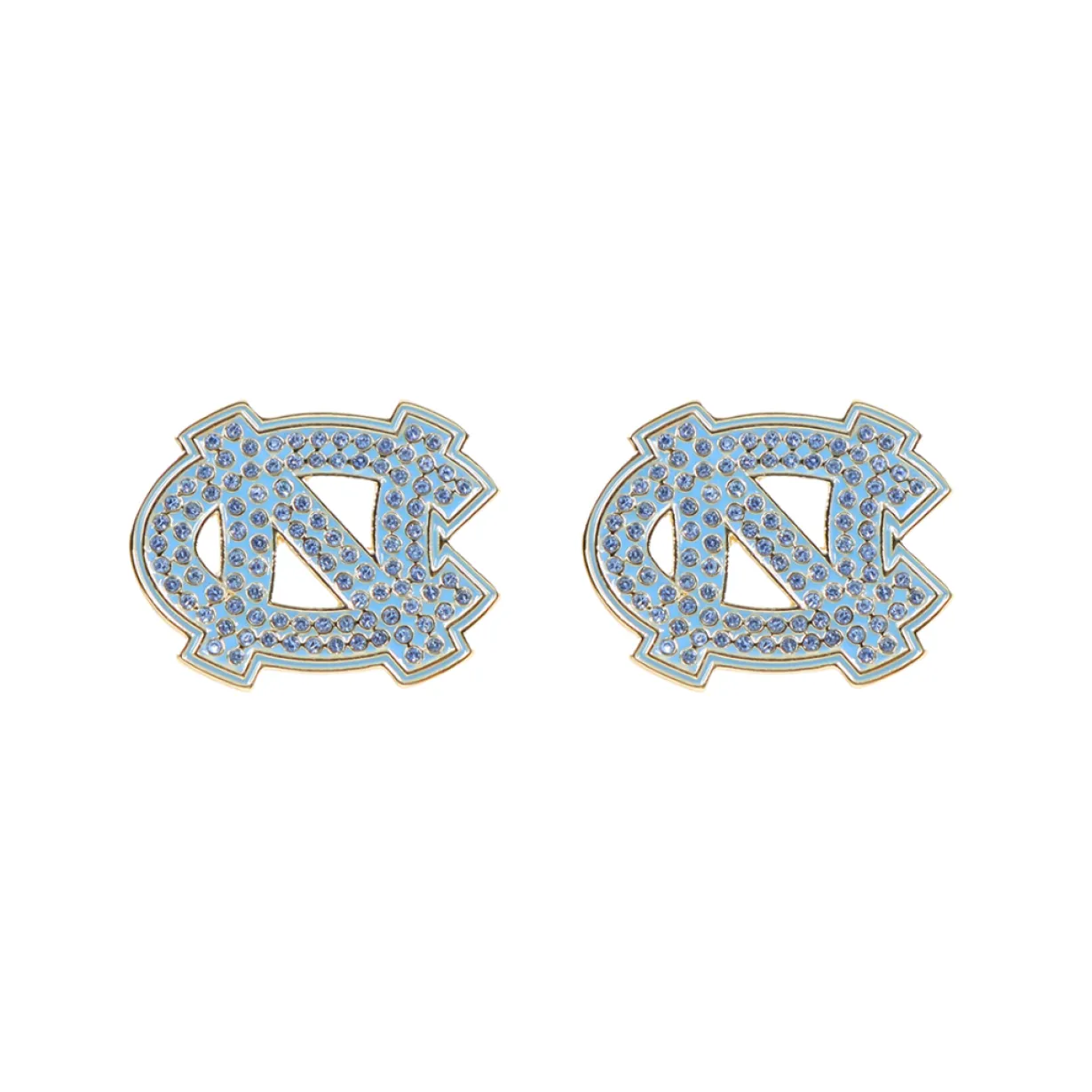 north_carolina_pav_logo_s_0.webp North Carolina Pavé Logo Studs-Brianna Cannon New