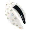North Carolina White Logo Headband-Brianna Cannon Outlet