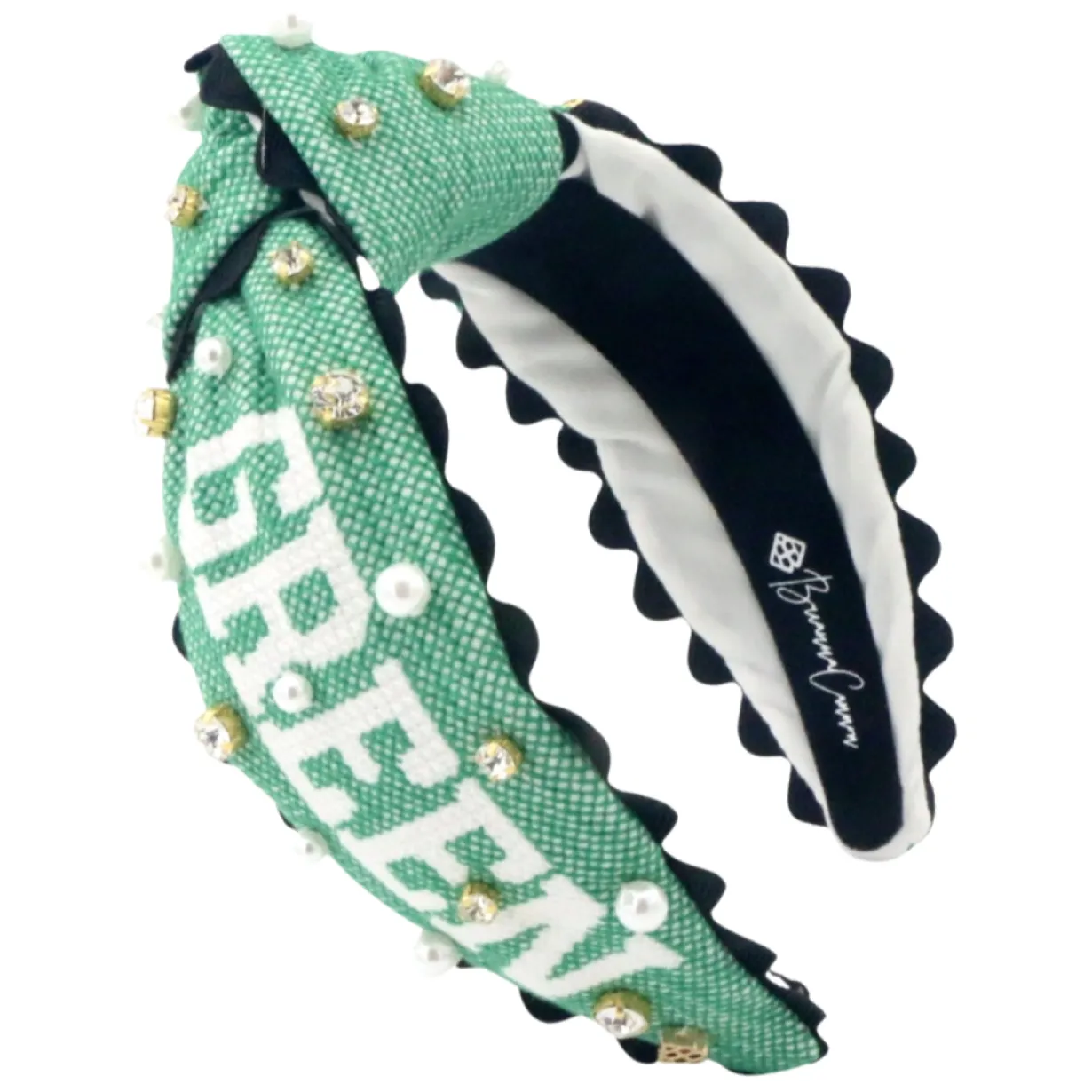north_texas_adult_size_me_0.webp North Texas Adult Size MEAN GREEN Cross Stitch Headband-Brianna Cannon Discount
