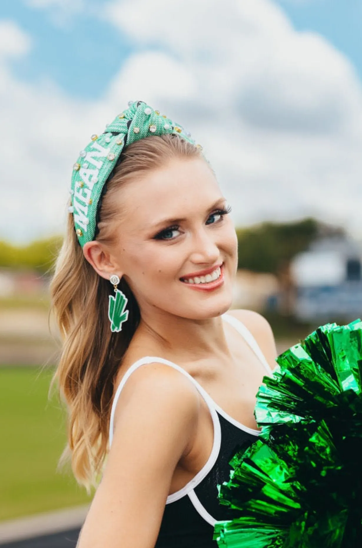 north_texas_adult_size_me_3.webp North Texas Adult Size MEAN GREEN Cross Stitch Headband-Brianna Cannon Discount