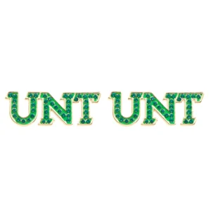 North Texas Pavé Logo Studs-Brianna Cannon New
