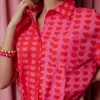 Oh My Hearts Button-Down Shirt-Brianna Cannon Online