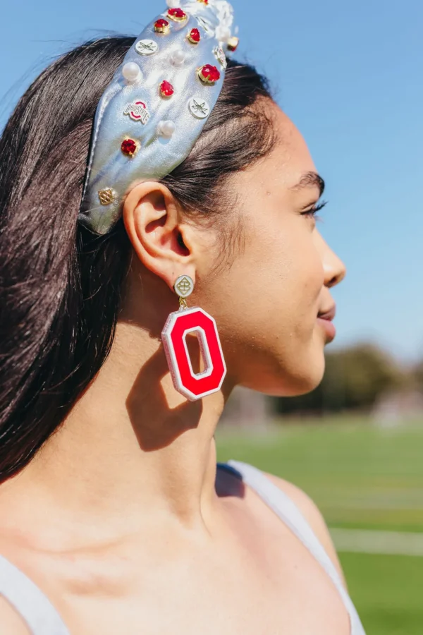 Ohio State Logo Earrings-Brianna Cannon New