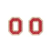 Ohio State Pavé Logo Studs-Brianna Cannon Sale