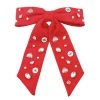 Ohio State Scarlet Bow Barrette-Brianna Cannon Discount