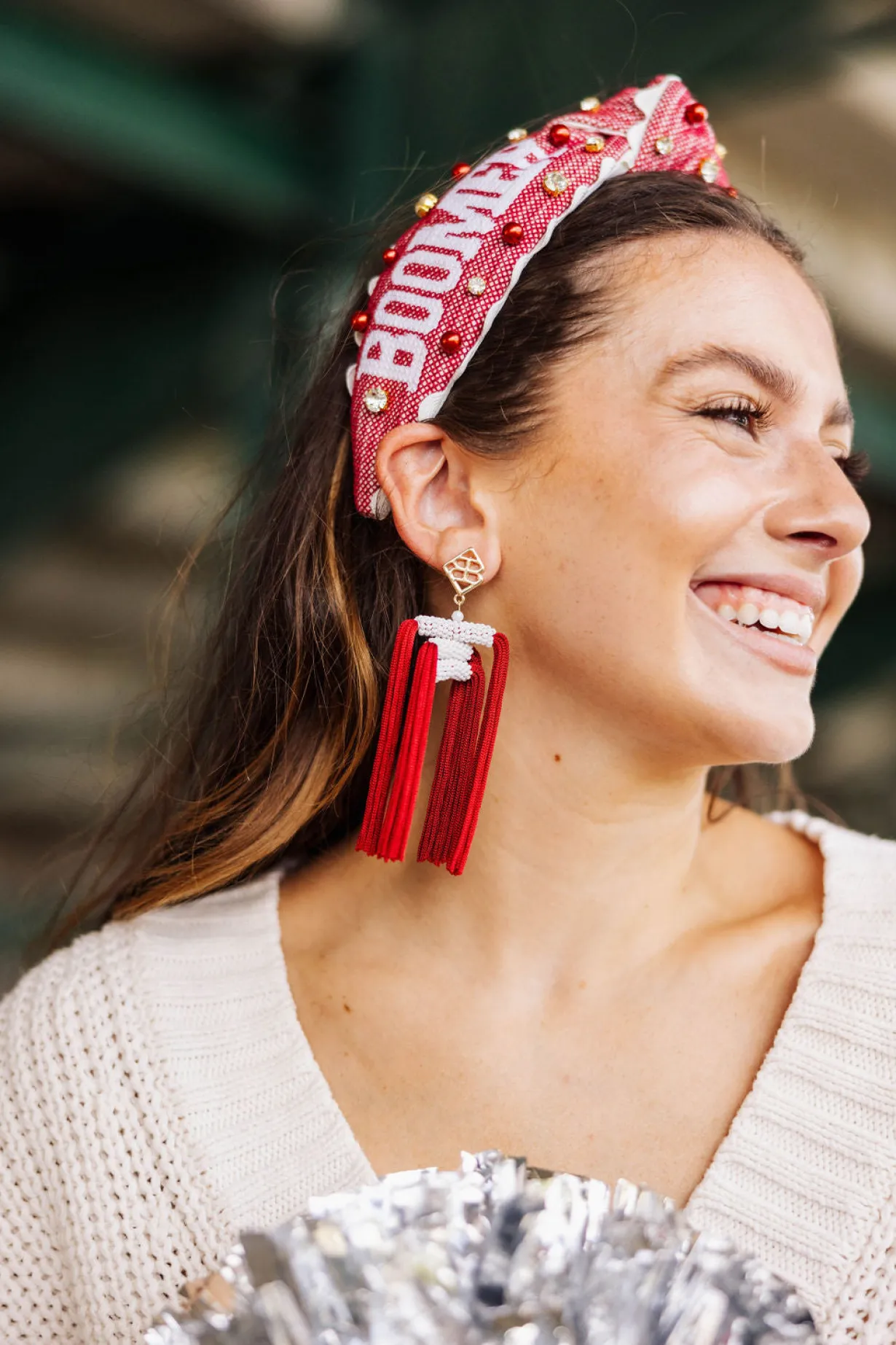 oklahoma_adult_size_boome_1.webp Oklahoma Adult Size BOOMER SOONER Cross Stitch Headband-Brianna Cannon New
