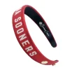Oklahoma Crimson Thin Embroidered Headband-Brianna Cannon New