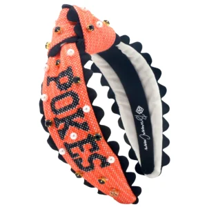 Oklahoma State Adult Size POKES Cross Stitch Headband-Brianna Cannon Best