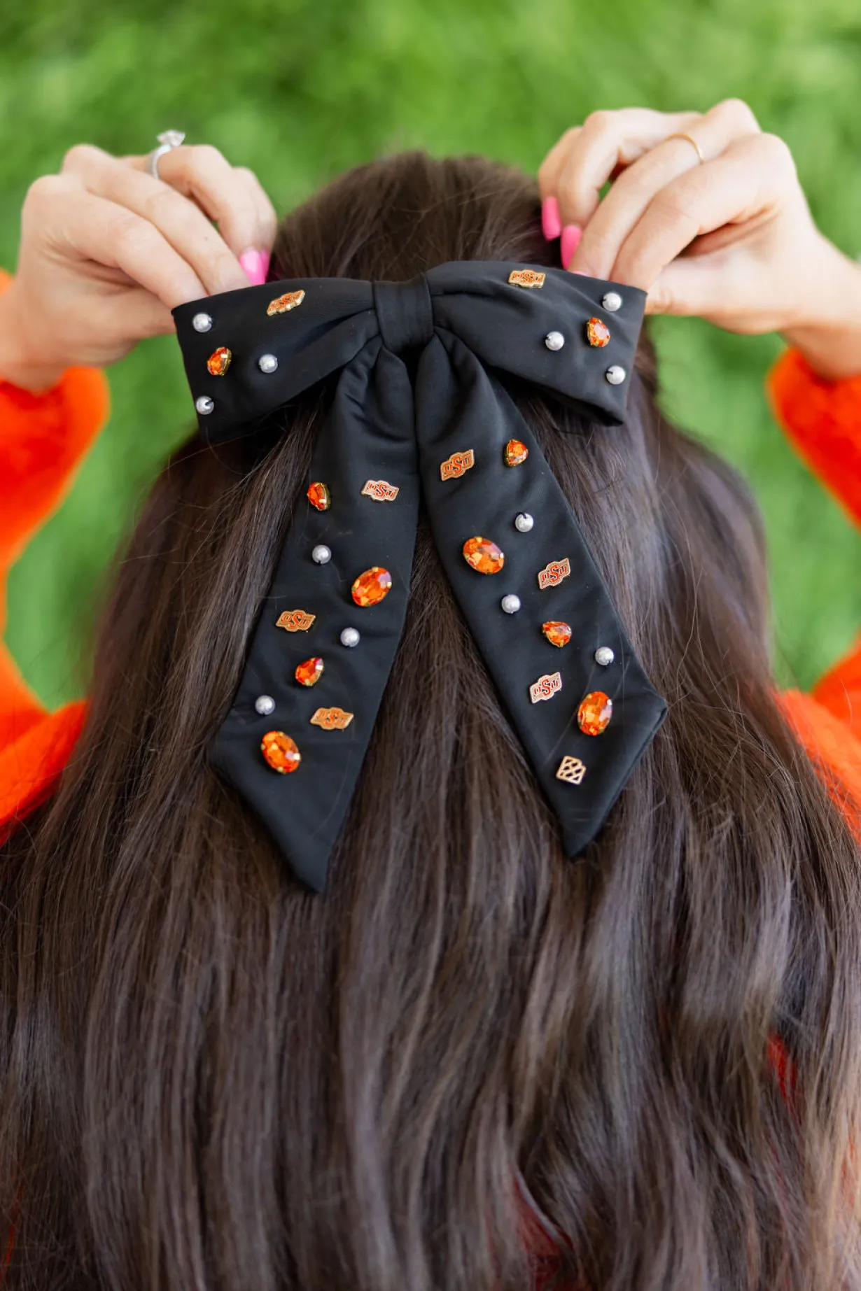 oklahoma_state_black_bow__1.webp Oklahoma State Black Bow Barrette-Brianna Cannon Online