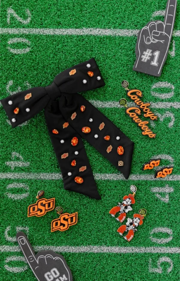 Oklahoma State Cowboys Earrings-Brianna Cannon Best