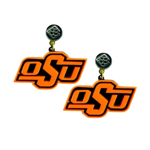 Oklahoma State Logo Earrings-Brianna Cannon Discount