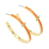 Oklahoma State Logo Hoop Earrings-Brianna Cannon Discount