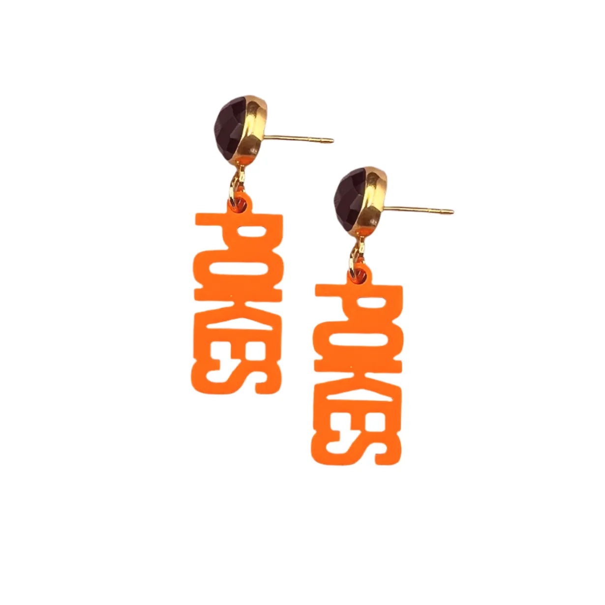 oklahoma_state_mini_orang_0.webp Oklahoma State Mini Orange POKES Earrings-Brianna Cannon Online