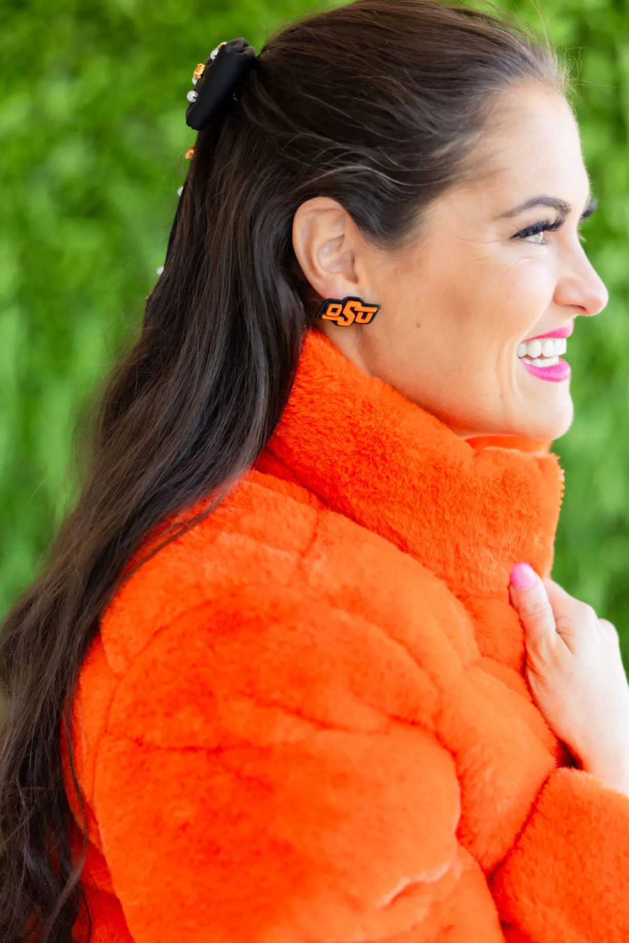 oklahoma_state_orange_and_1.webp Oklahoma State Orange and Black OSU Logo Studs-Brianna Cannon Clearance