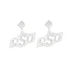 Oklahoma State Silver Logo Earring with BC Logo-Brianna Cannon New