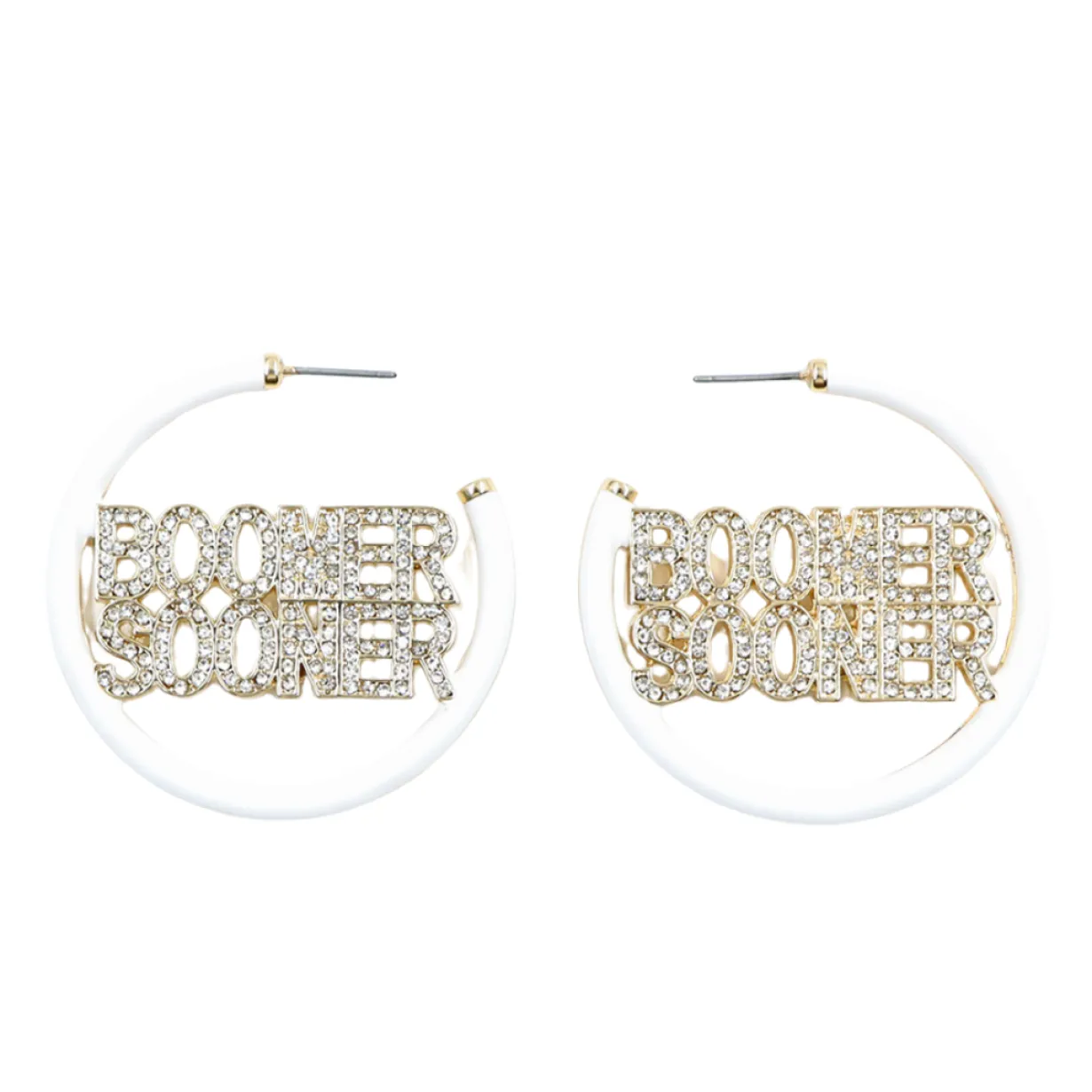 oklahoma_white_pav_hoop_e_0.webp Oklahoma White Pavé Hoop Earrings-Brianna Cannon Hot