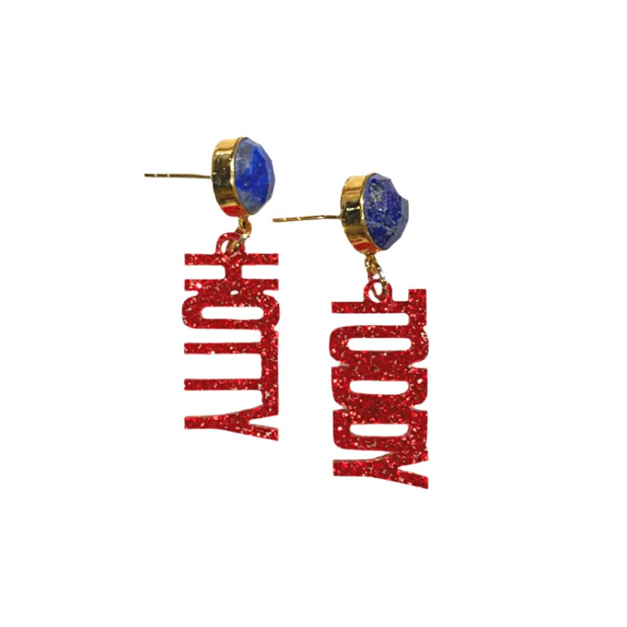 ole_miss__mini_red_glitte_0.webp Ole Miss Mini Red Glitter HOTTY TODDY Earrings-Brianna Cannon Hot