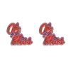 Ole Miss Pavé Logo Studs-Brianna Cannon Outlet