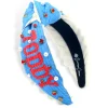 Ole Miss Adult Size HOTTY TODDY Cross Stitch Headband-Brianna Cannon Sale