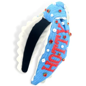 Ole Miss Adult Size HOTTY TODDY Cross Stitch Headband-Brianna Cannon Sale