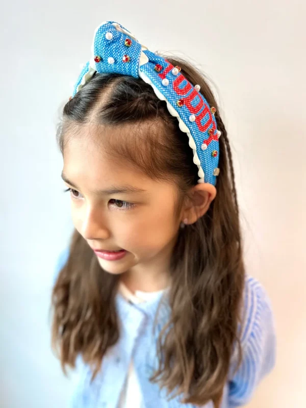 Ole Miss Child Size HOTTY TODDY Cross Stitch Headband-Brianna Cannon Hot