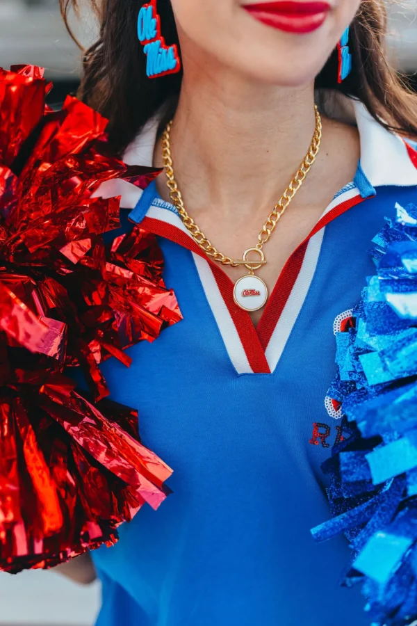 Ole Miss Logo Necklace-Brianna Cannon Best