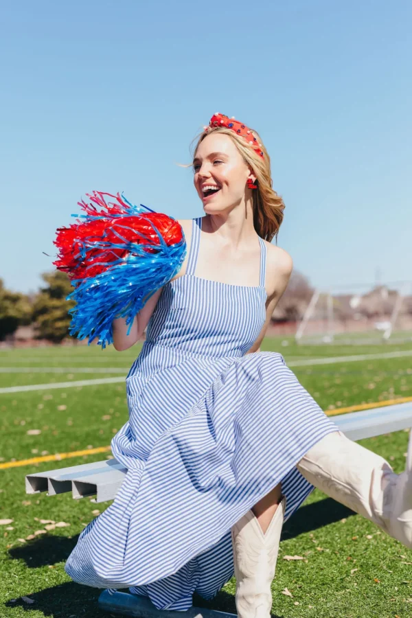 Ole Miss Red Logo Headband-Brianna Cannon Discount