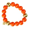 Orange Beaded Brianna Bracelet-Brianna Cannon Best