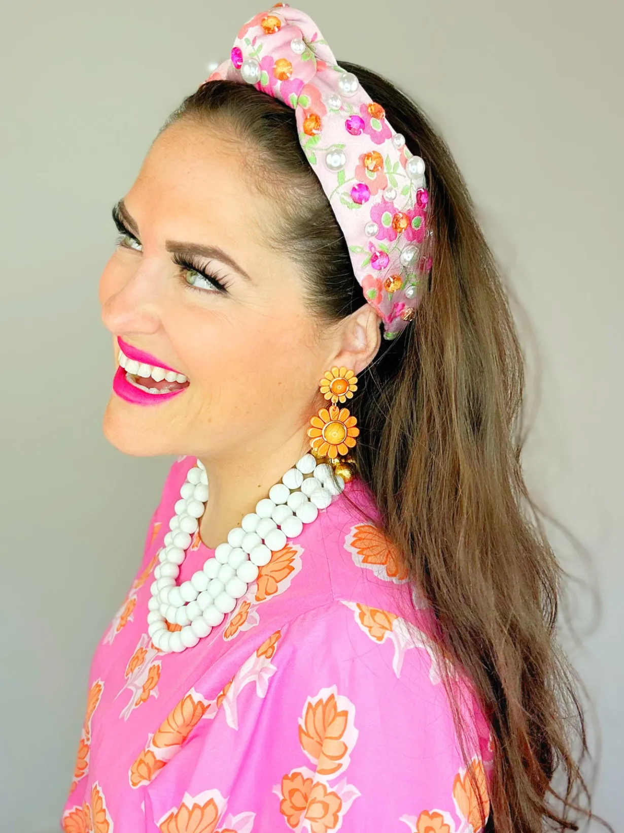 orange_may_flowers_double_1.webp Orange May Flowers Double Drop Earrings-Brianna Cannon Fashion