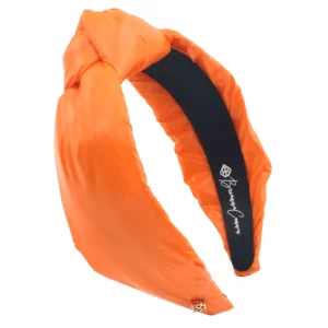 Orange Puff Knotted Headband-Brianna Cannon Best