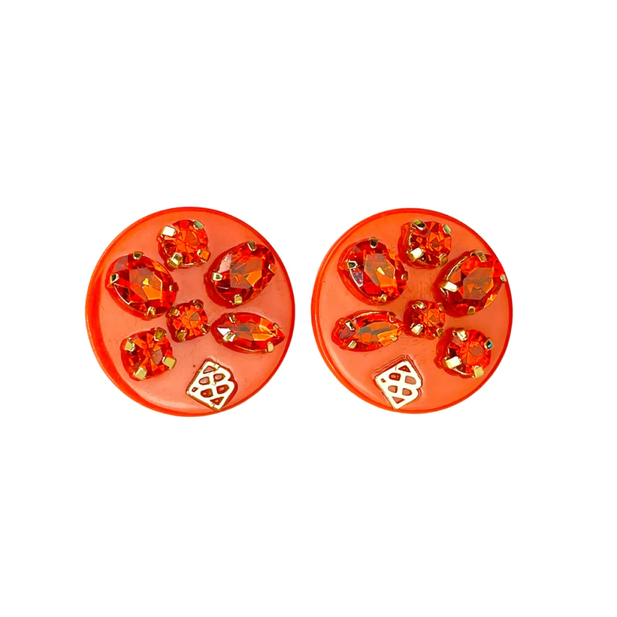 orange_resin_dot_studs_wi_0.webp Orange Resin Dot Studs with Orange Crystals-Brianna Cannon New