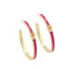 Party Animals Logo Hoop Earrings-Brianna Cannon Discount