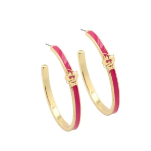 Party Animals Logo Hoop Earrings-Brianna Cannon Discount