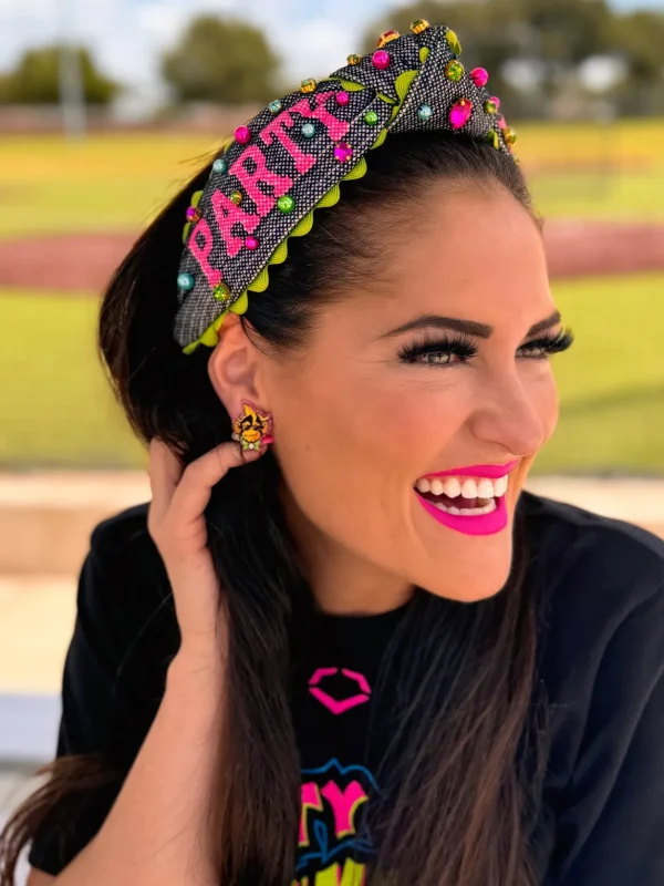 Party Animals Logo Stud Earrings-Brianna Cannon Online