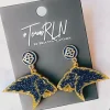 PCA Lions Logo Earrings-Brianna Cannon Discount