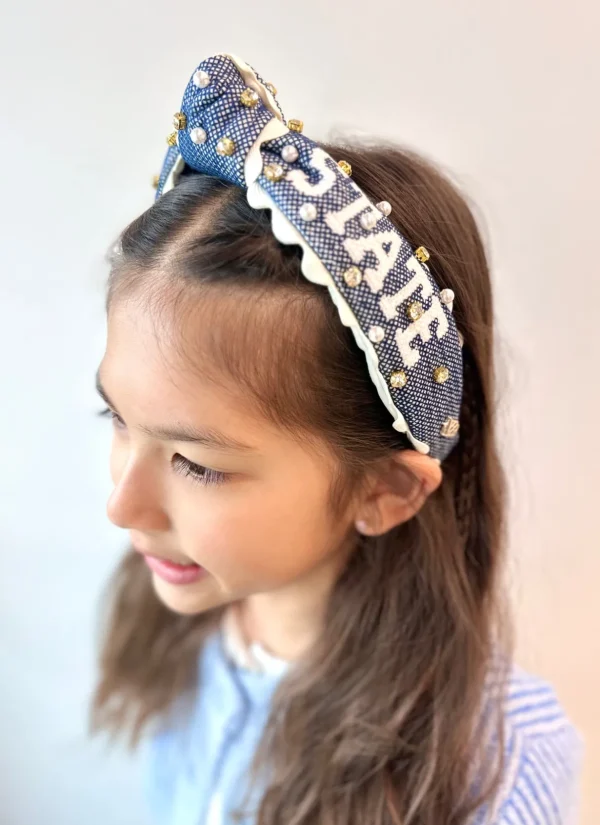 Penn State Child PENN STATE Cross Stitch Headband-Brianna Cannon Sale